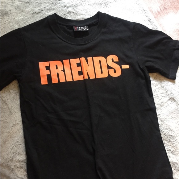 vlone friends shirt black